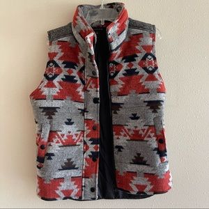 Staccato Patterned Puffy Vest